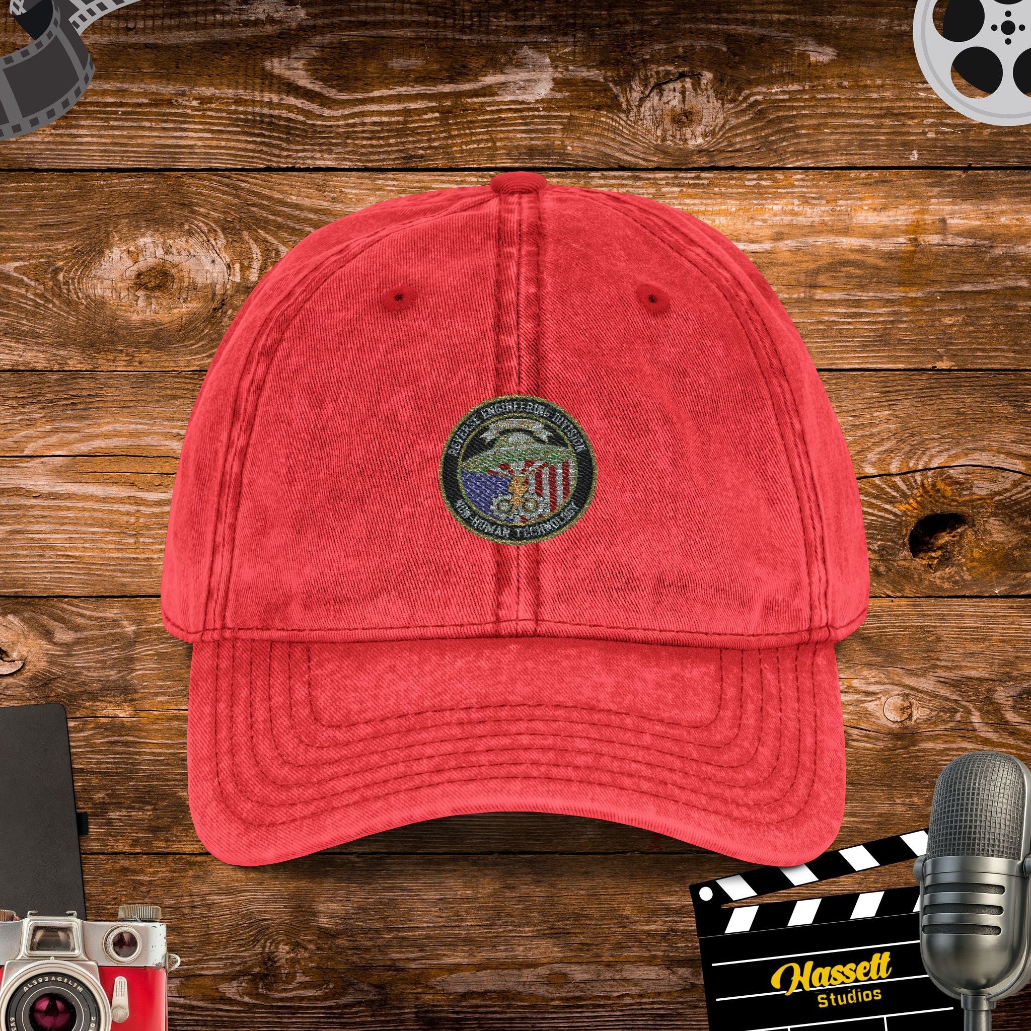 UFO Reverse Engineering Division Vintage Cap (Embroidered)