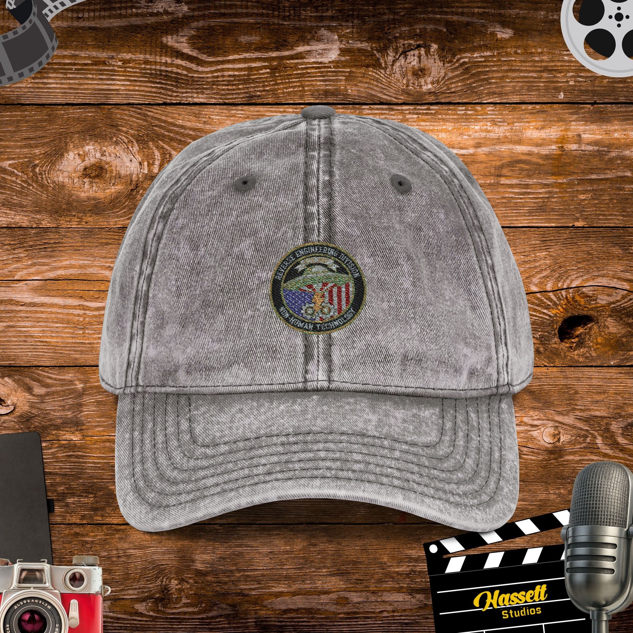 UFO Reverse Engineering Division Vintage Cap (Embroidered)